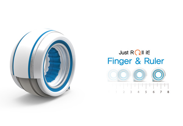 指に装着するだけで測れるミニマルメジャー
