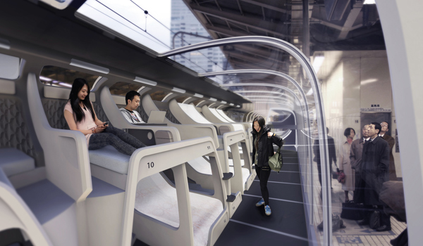 走るプライベート空間 シャワー付き新幹線