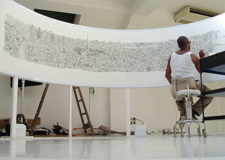 記憶とペンが織りなす都市の肖像