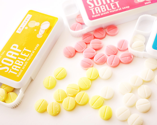 衛生的な新習慣 ミニサイズの使い切り石鹸