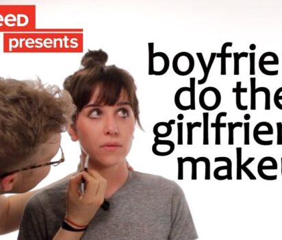 彼氏が彼女にメイクアップ 初めての挑戦と意外な一面