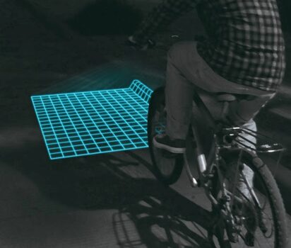 自転車の路面状況を可視化するLumigrids