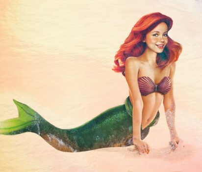 ディズニーキャラクターのリアルなポートレート