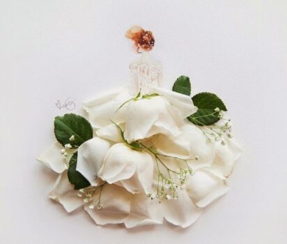 Love Limzy氏の可憐なフラワーアート作品展