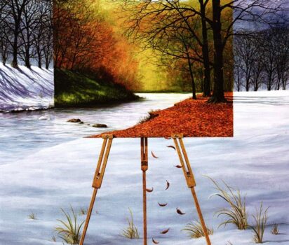 Neil Simoneが紡ぎ出す独創的な絵画世界